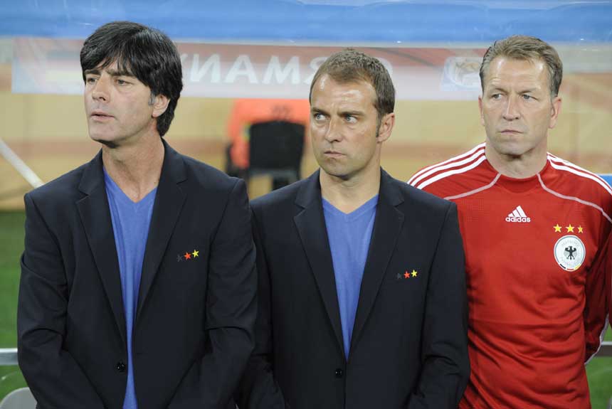 Joachim Loew and Hansi Flick